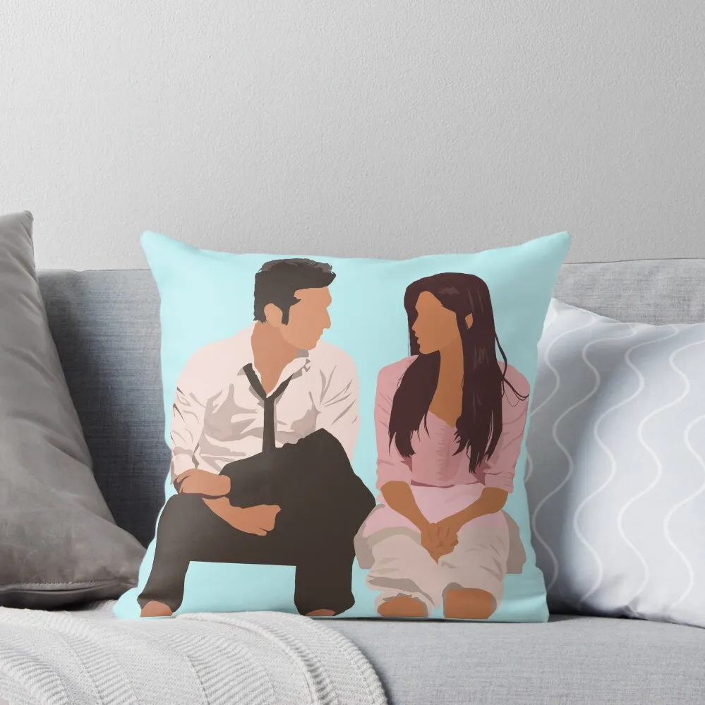 

yeh jawaani hai deewani - bunny and naina Throw Pillow sleeping pillows Decorative Cushion pillow