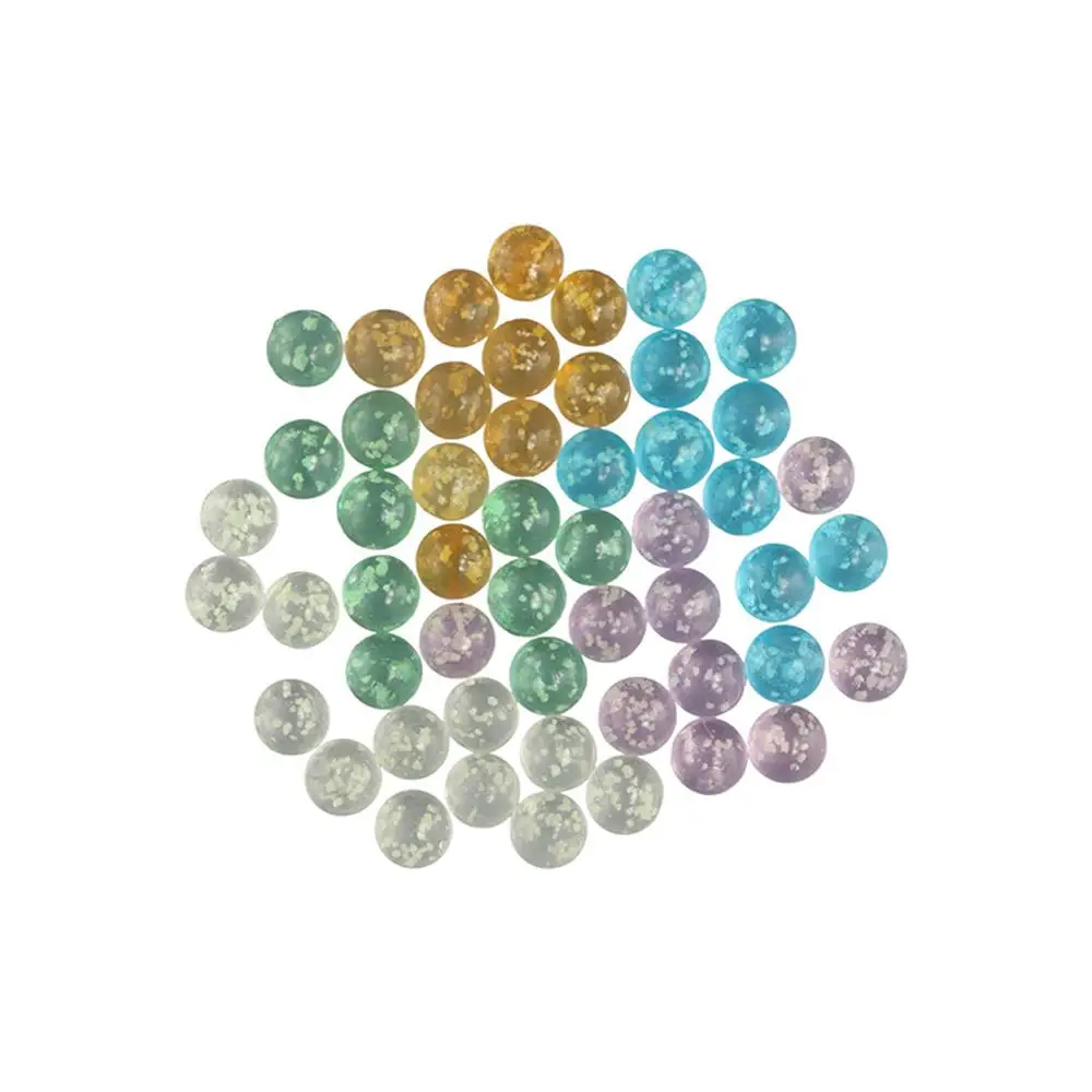Macchina Perline Palla che rimbalza Biglie Pat Toys Decorazione acquario Biglie piccole Biglie di vetro Macchina per flipper con sfera di vetro luminosa