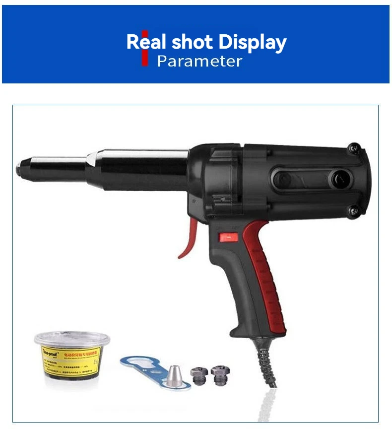 Heavy Duty Electric Rivet Gun Riveting Tool Electric Blind Rivet Machine Electric Tool 220v