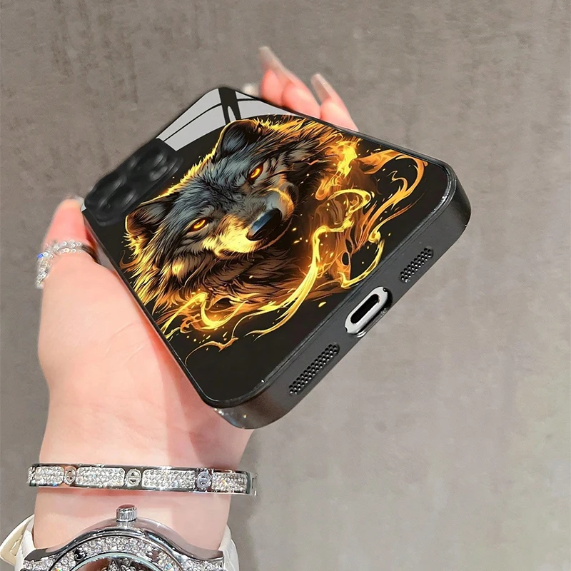 Cool Red Fierce Wolf King Graphic Tempered Glass Phone Case For iPhone 16 15 14 13 12 11 17 Pro Max 16E 7 8 Plus XR XS X Cover - AliExpress 202192403 Cool Red Fierce Wolf King Graphic Tempered Glass Phone Case For iPhone 16 15 14 13 12 11 17 Pro Max 16E 7 8 Plus XR XS X Cover - AliExpress 202192403