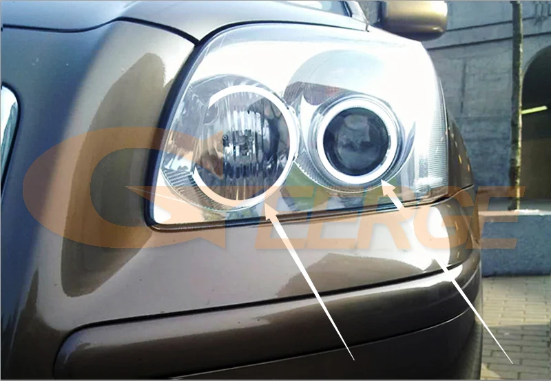 For Toyota Avensis T25 2003 2004 2005 2006 2007 2008 Ultra Bright CCFL Angel Eyes Halo Rings Light Car Accessories