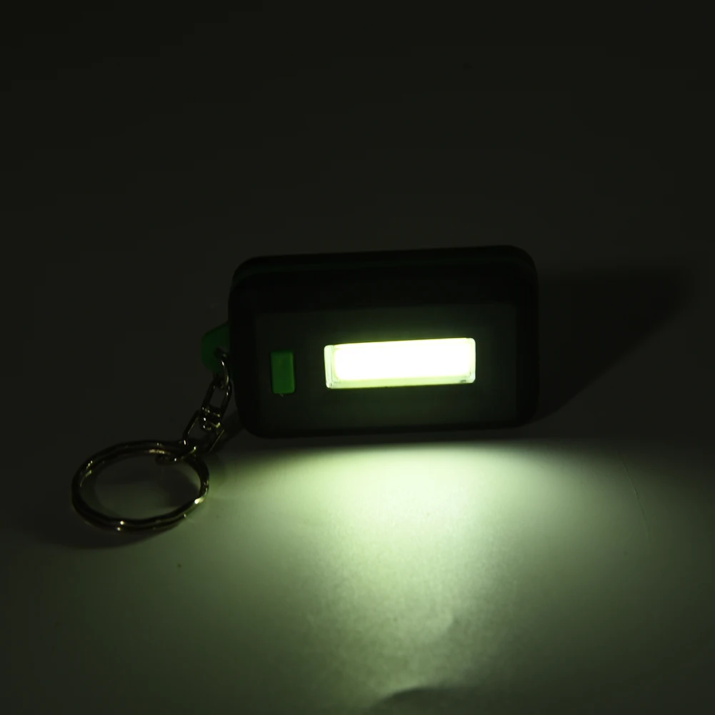 For LED Bright Torch Keychain Flashlight Night Walking 1 PC 3 Light Modes Bright Easy To Operate Mountaineering