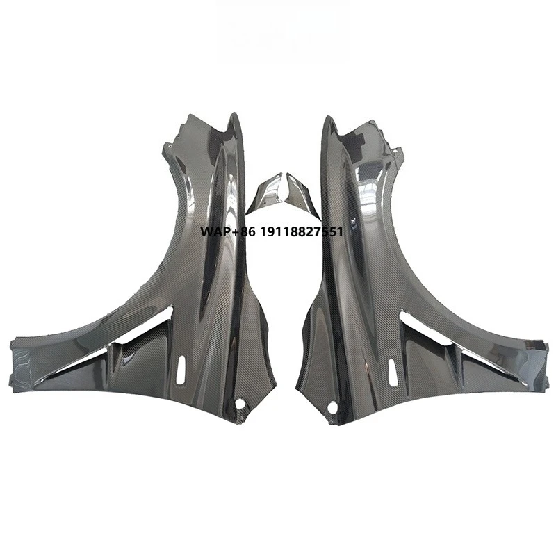 

CARBON FIBER VRS 14 VER. ULTIMATE STYLE FRONT FENDER W. EXTENSION COVER +8MM for MITSUBISH 08-16 EVO 10