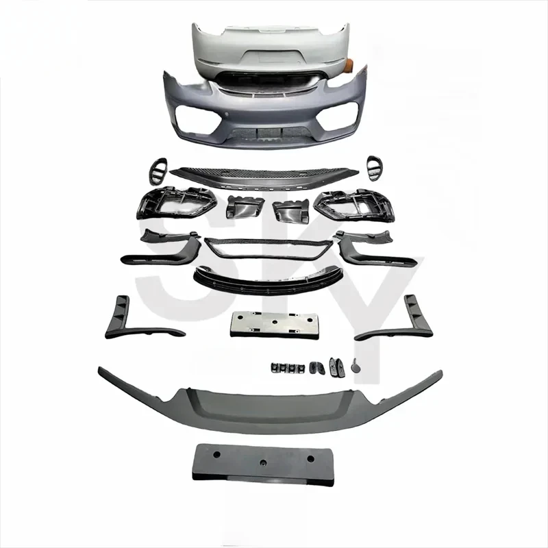 

GT4 RS 981 Boxster Include Front Bumper Rear Diffuser Exhaust Tips Spoiler Hood