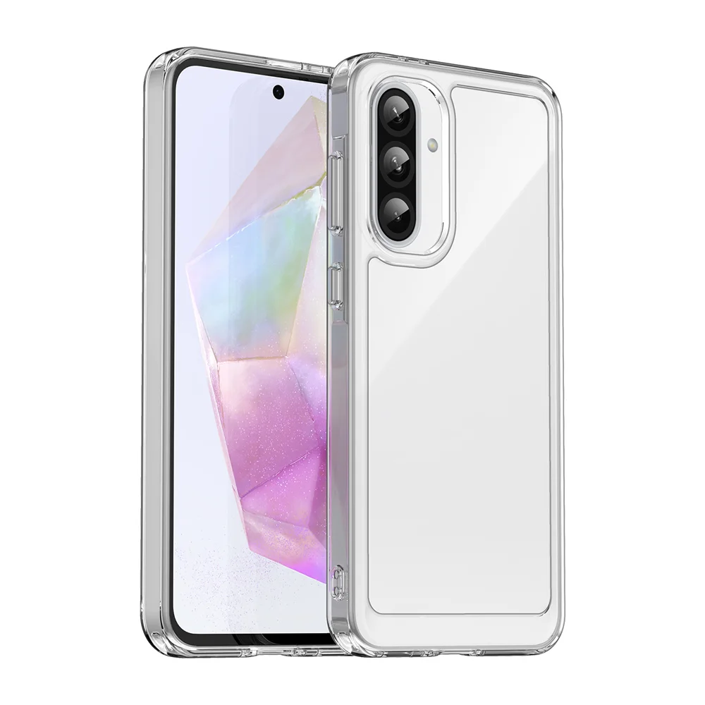 For Samsung Galaxy A36 Fusion PMMA + TPU Phone Case For SamsungA36 A 36 Full Protection Cover Transparent Coque