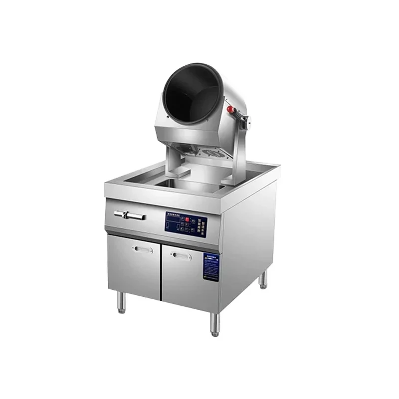 ligent Full-Automatic Commercial Kitchen Equipment Drum Cooking hine Cafeterias Rtaurants Wok