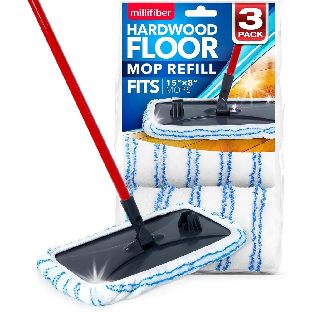 

Microfiber Mop Refills, 15x8 Inches, 3-Pack (Mop Not Included)