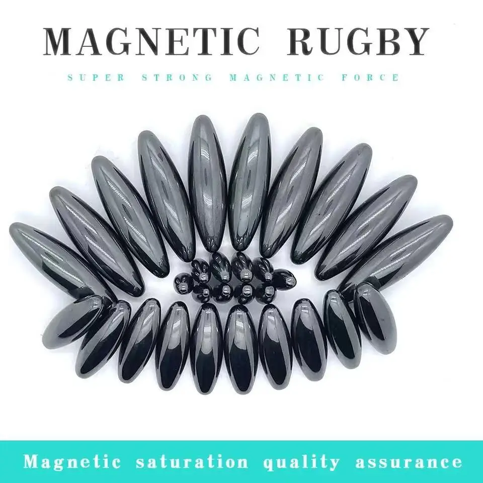 Strong Magnetic Decompression toys Therapy Relief Toy Oval Shape Power Ferrite Magnet Massager Customizable Free Ship