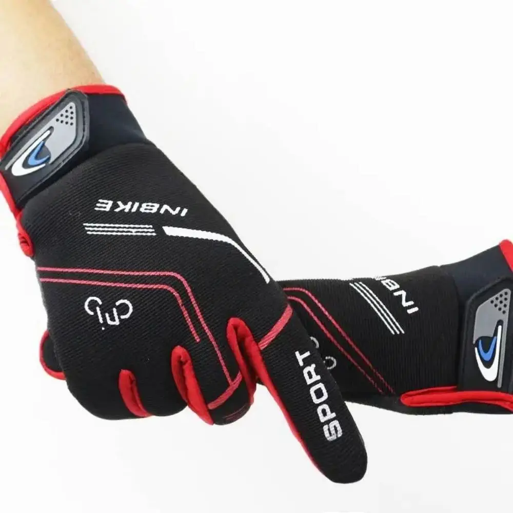 

Non-slip Cycling Gloves Breathable One Size Fits All Bicycle Touch Screen Gloves Dacron Anti Loss Buckle