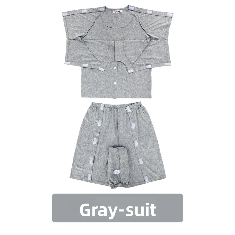 夏の患者服は手術後のリハビリテーションや介護服を着やすいです