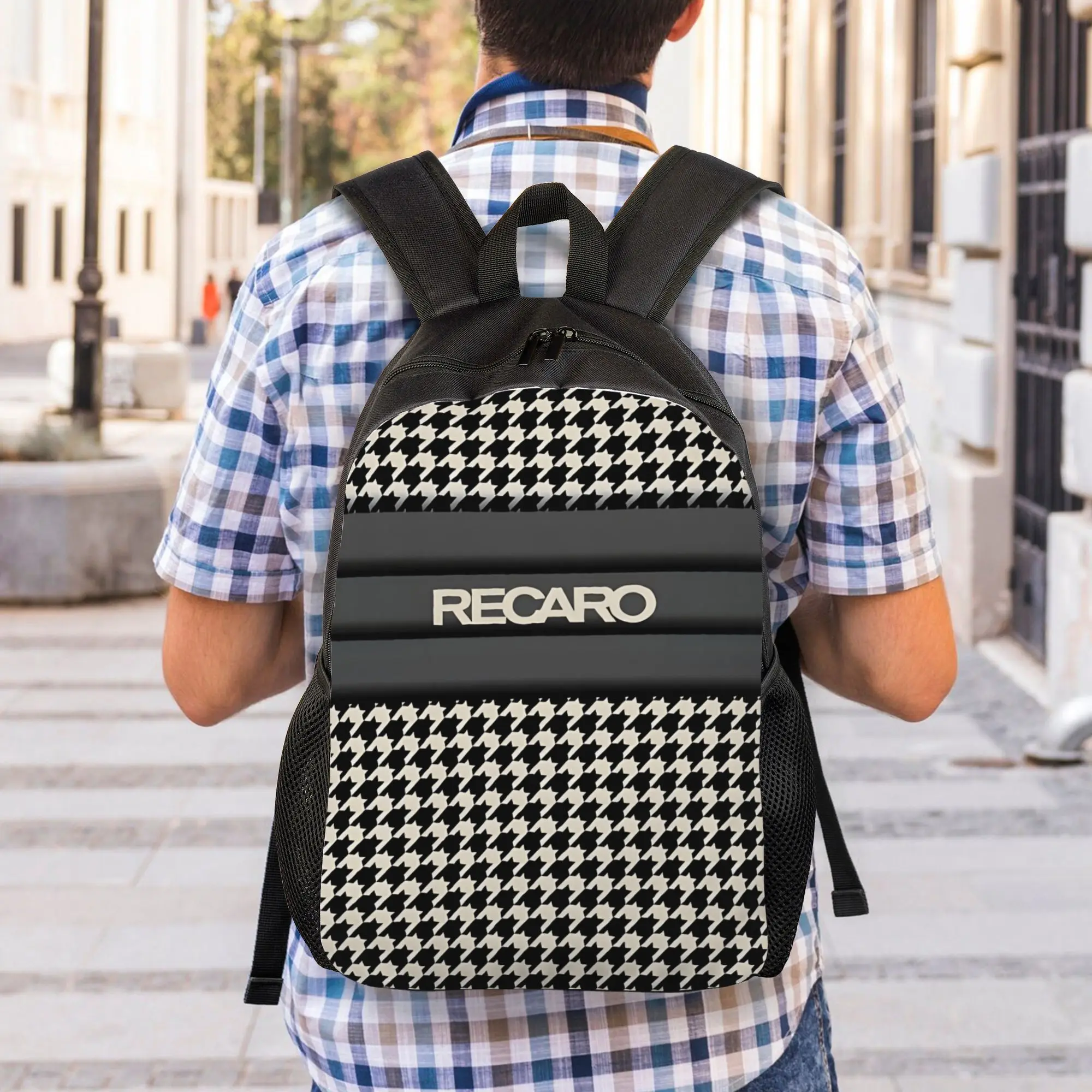 1 pc  Schoolbag Back to school season Recaro  Harajuku Design Rucksack view 4