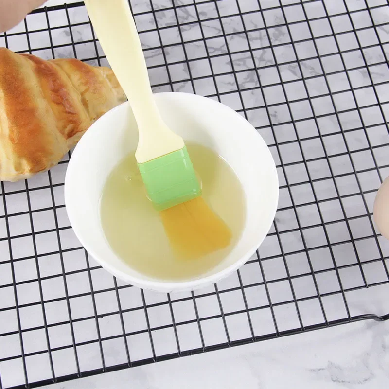 1pcs Nylon Brush Cake Bread Butter Brush Heat Resistant Silicone Basting For Cooking Brush Kitchen Baking Tool Brushes