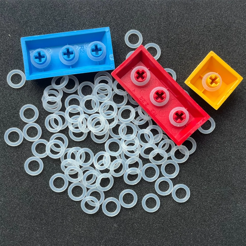 Silicone O-ring for Keycap and Switch Silencing Shock Absorption Suitable for Mechanical Gaming Keyboards 100PCS  200PCS