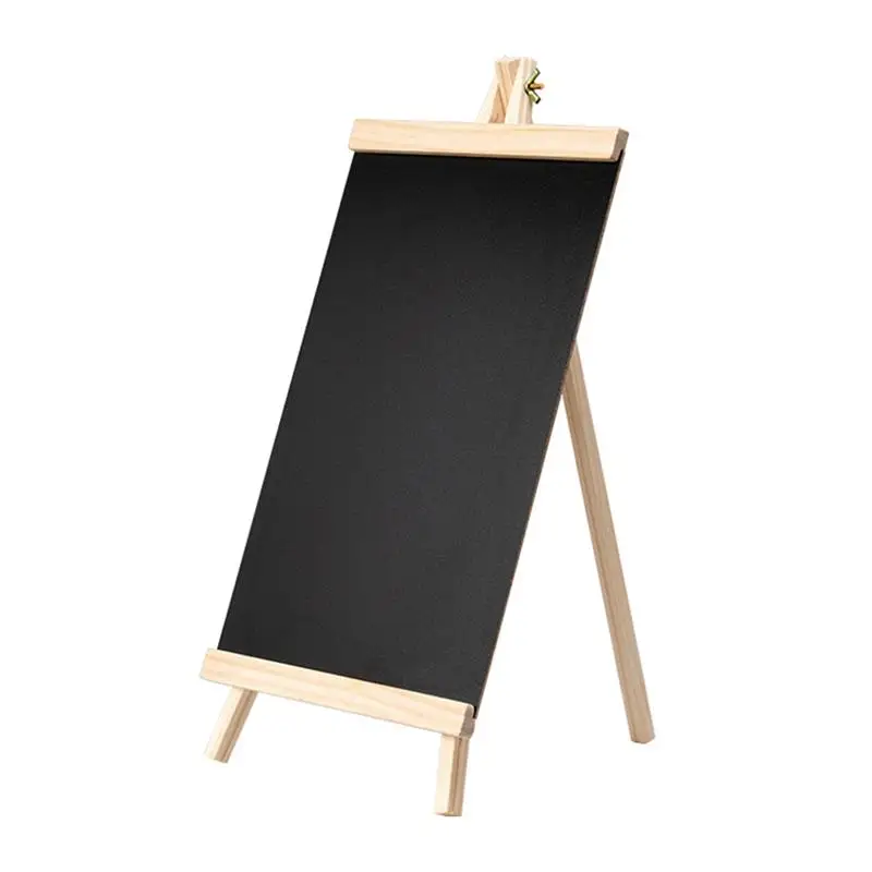 Imagem -02 - Placas de Giz de Mesa de Madeira pé Menu Board Display para Mensagem de Casamento Chalkboard Display