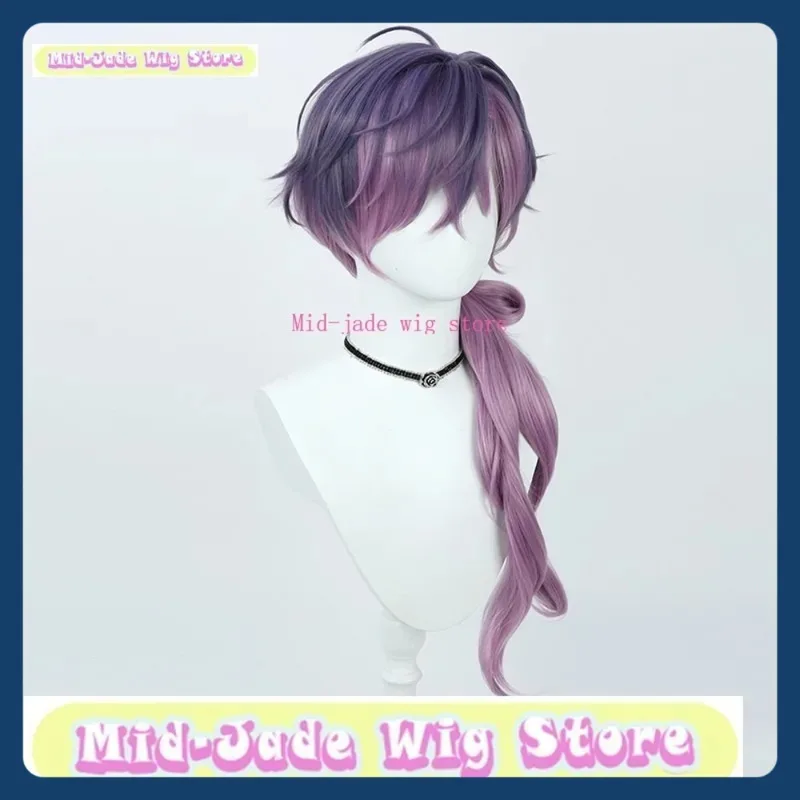 

Zizi 2025 Mid-jade Store NIJISANJI Uki Violeta, новый наряд, косплей, аниме, ролевая игра, синтетический парик для вечеринки в честь Хэллоуина
