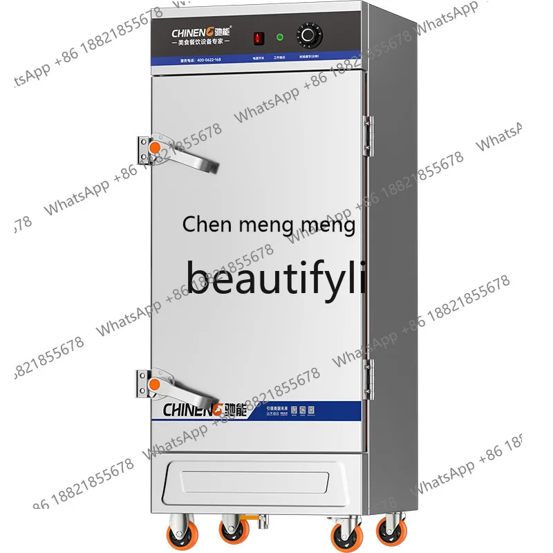 Z189 Commercial Electric Steamer Restaurant Canteen Rice Steamer Rice Bun Fully Automatic Electric Rice Steamer Cart