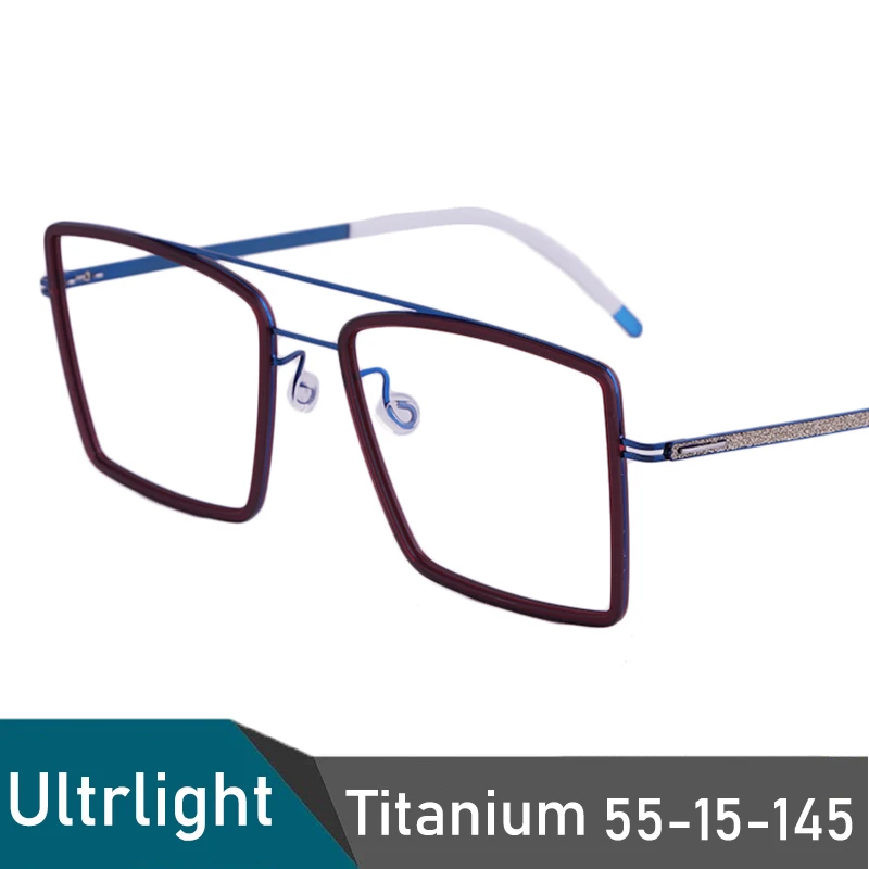 

New Germany Brand Round Design Spectacle Frame Fashion Square Glasses Frames Ultralight Screwless Frame Man Woman Eyeglasses