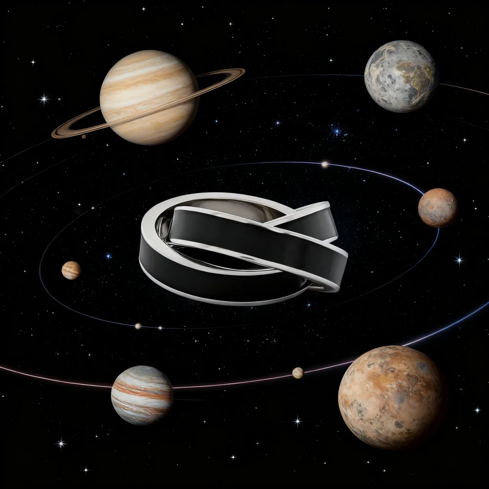 

Новинка 2023 года, чистое серебро S925, PERCY, запеченная краска, тремя кольцами, женские ювелирные изделия высокого класса