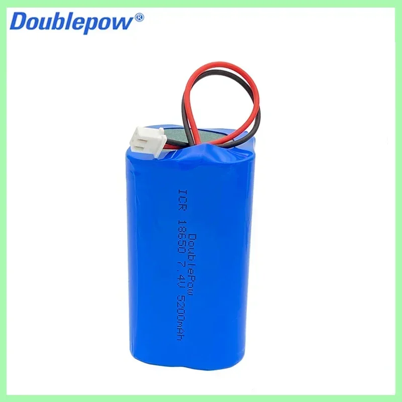 7.4V 3600mAh/5200mAh Rechargeable Battery 18650 2S2P Batteries for Bluetooth Speaker Solar Light Monitor Protective Board