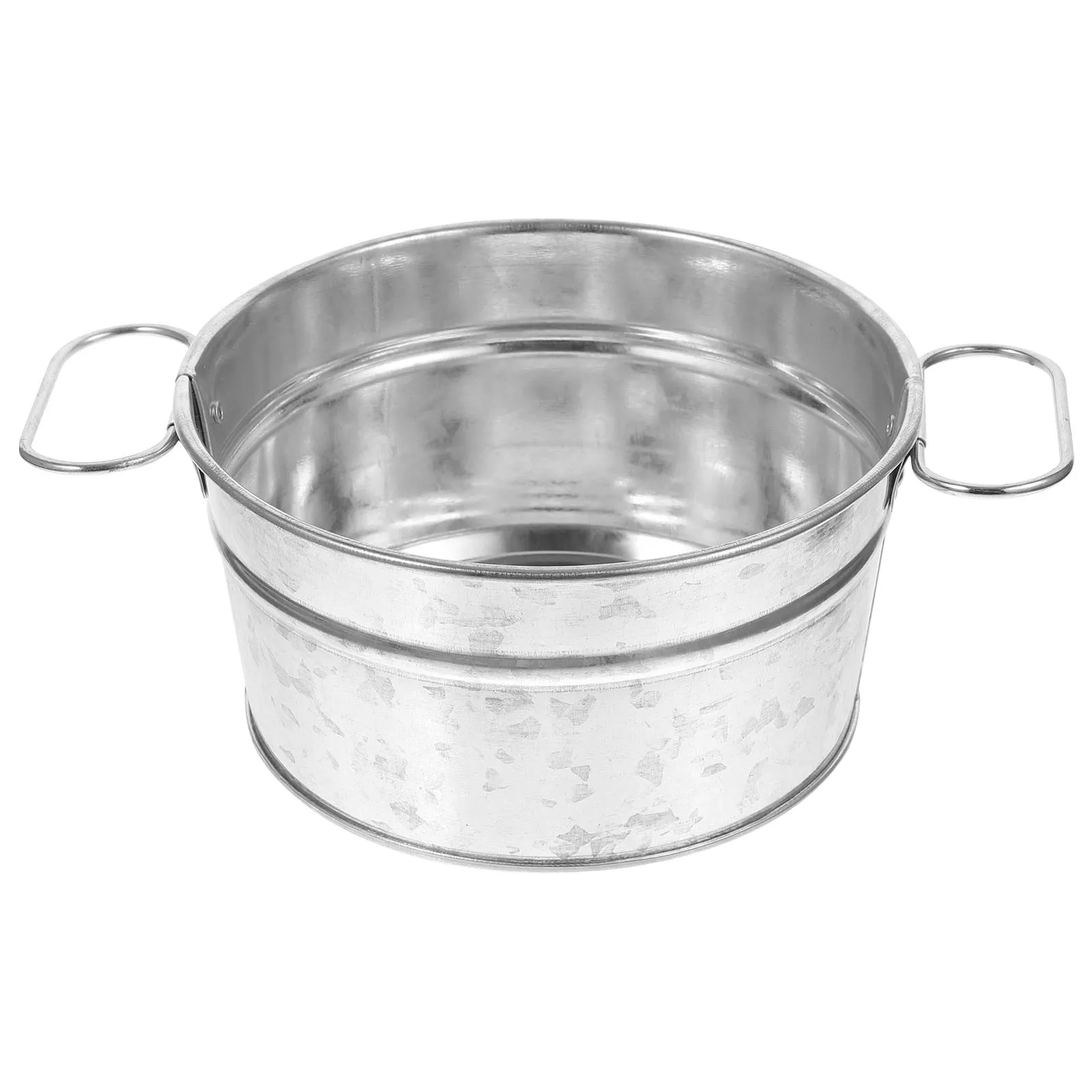 

Stainless Steel Snacks Plate Small Metal Bucket for Treats Gifts DIY Crafts Wedding Baby Shower Birthday Catering Events