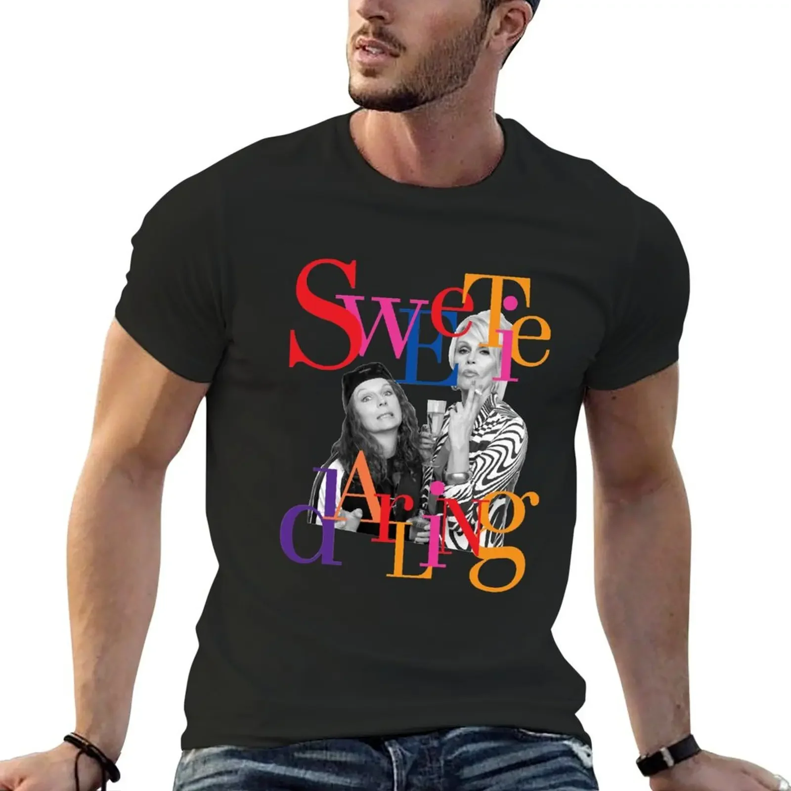 Great Model Absolutely Fabulous Eddie Patsy Are The Best Sweetie Darling T-Shirt cheap stuff summer tops Men's t shirts