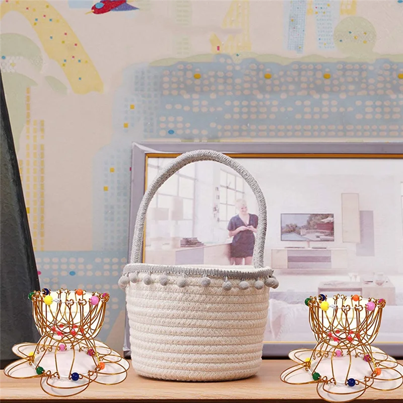 WOTT-21PCS Cesto di fiori mandala magico Passanti magici Filo Fidget Cestino flessibile Morbido magico per adulti Bambini