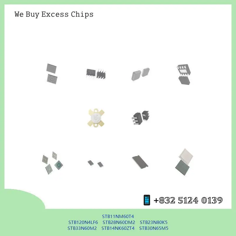 chip chip Integrated circuit chip MCU chip STB11NM60T4 STB120N4LF6 STB28N60DM2 STB23N80K5 STB33N60M2 STB14NK60ZT4 STB30N65M5