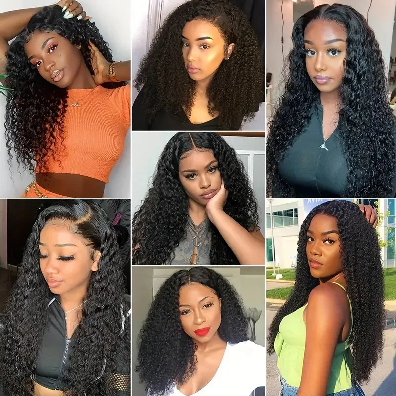 تخفيضات على الباروكات الاصطناعية للنساء، باروكات دانتيل أمامية عصرية طويلة مجعدة 13 × 6 عالية الوضوح للشعر البشري