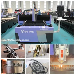 Small Size CNC Laser Cutter AccTek Laser Cutting Machines Fast Precise Cut metal sheet laser cutting tools