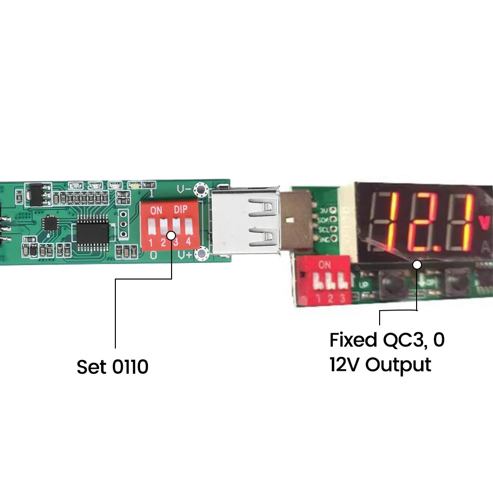 Usb Type-C Pd Decoy Trigger Board Pd2.0 3.0 Qc 2.0 3.0 Moederbord Voedingsspanning Tester Dc 5V 9V 12V 15V 20V Snel Opladen