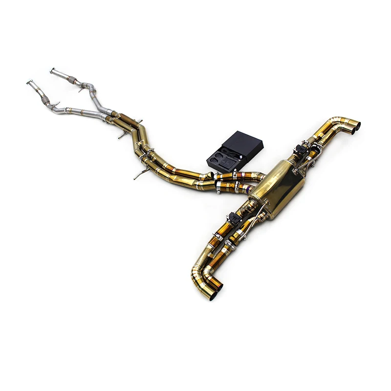Titanium Alloy & SUS304 Exhaust For Audi RS Q8 RSQ8 Q8 2019-2023 Electronic Valve Valvetronic Catback System