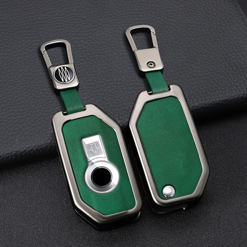 

Alloy Car Key Case Cover Shell For BMW i7 X7 G07 LCI iX I20 X1 U11 7 Series G70 G09 XM U06 G81 M3 Keychain Accessories