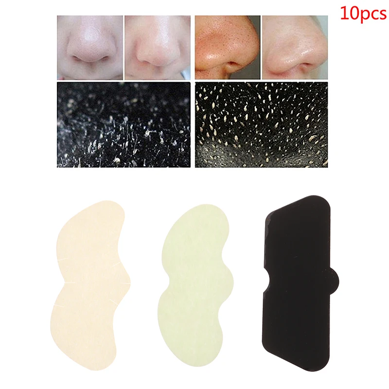 10Pcs Anti Blackhead Acne Nose Patch T-zone Nose Blackhead Remove Mask Peel Nasal Strips Deep Cleansing Shrink Pore Skin Care