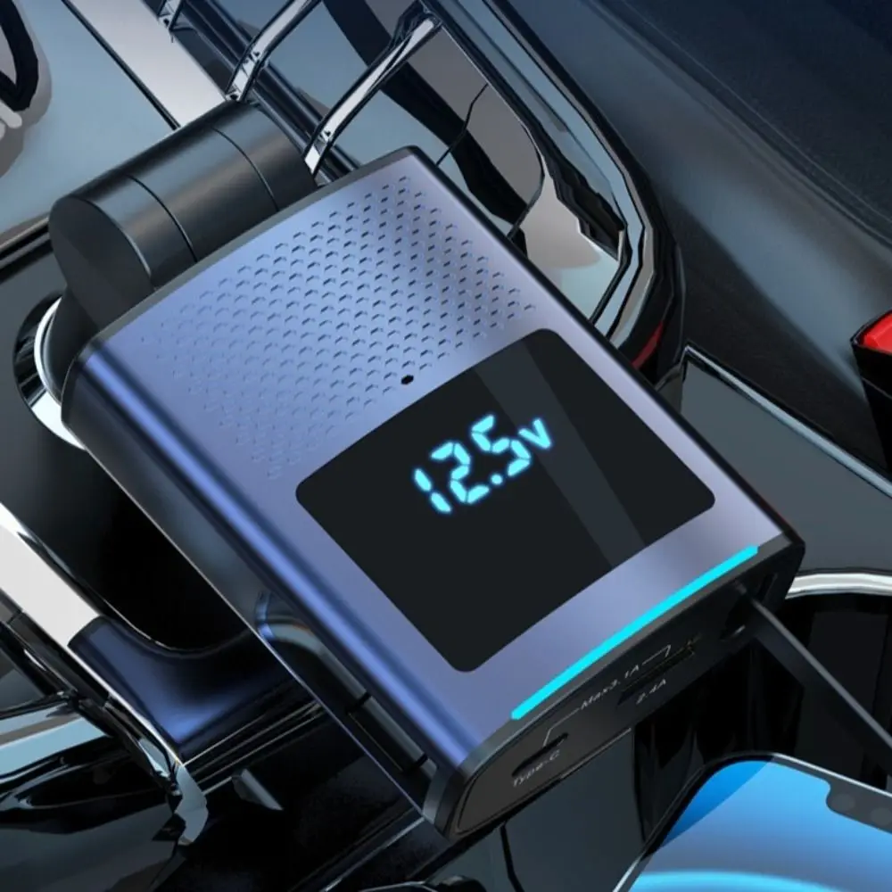 

Универсальное автомобильное зарядное устройство со светодиодным дисплеем PD65W SC09 Мини-адаптер автомобильного зарядного устройства USB для быстрой зарядки грузовика