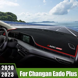 For Changan Eado Plus 2020 2021 2022 2023 Car Instrument Panel Carpets Sun Shade Mat Avoid Light Pad Dashboard Cover Accessories