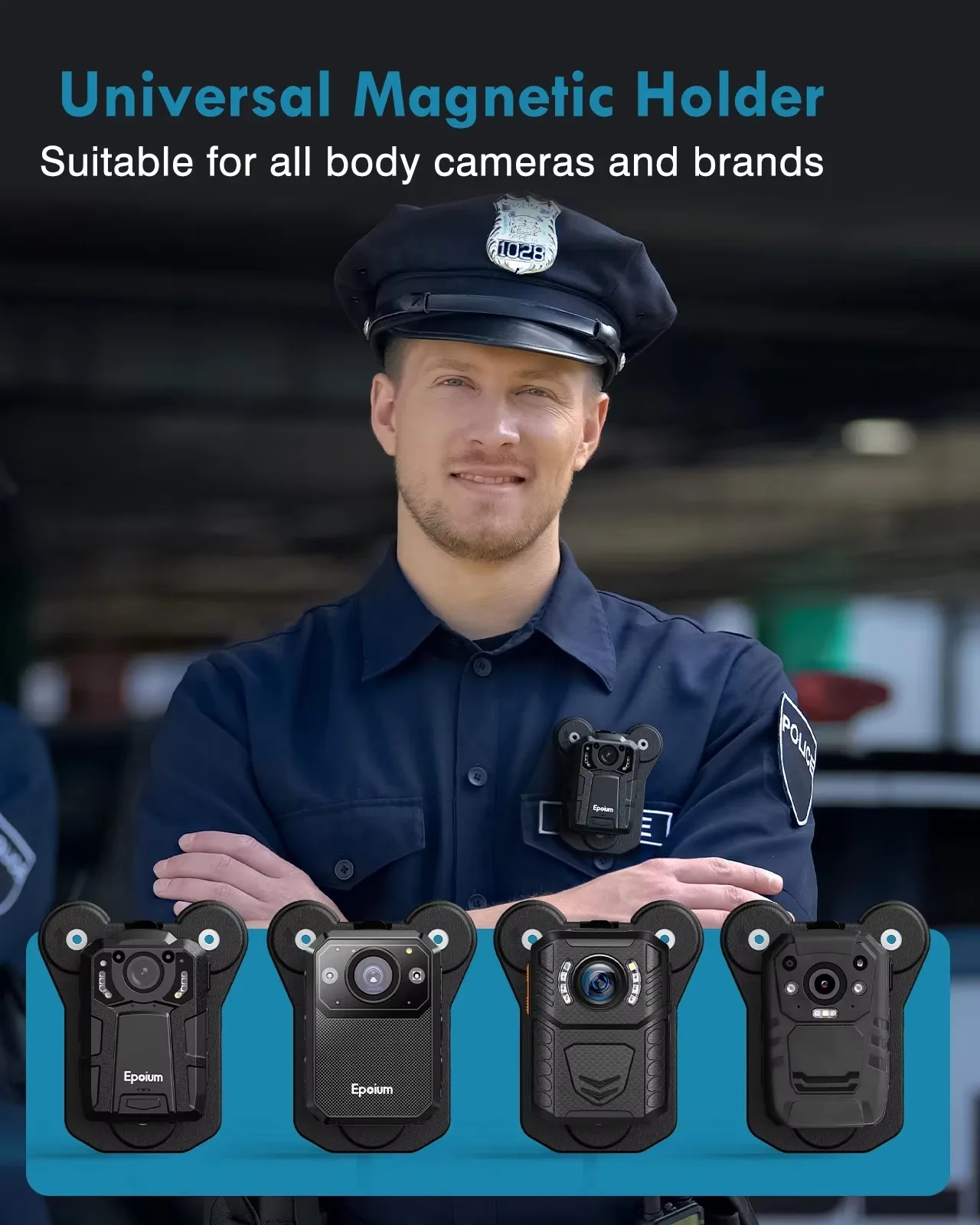 Magnetic Suction Back Clip Contains Magnets Inside and Outside Strong Suction For Boblov Body worn Camera Mini Camera KJ21 PD70