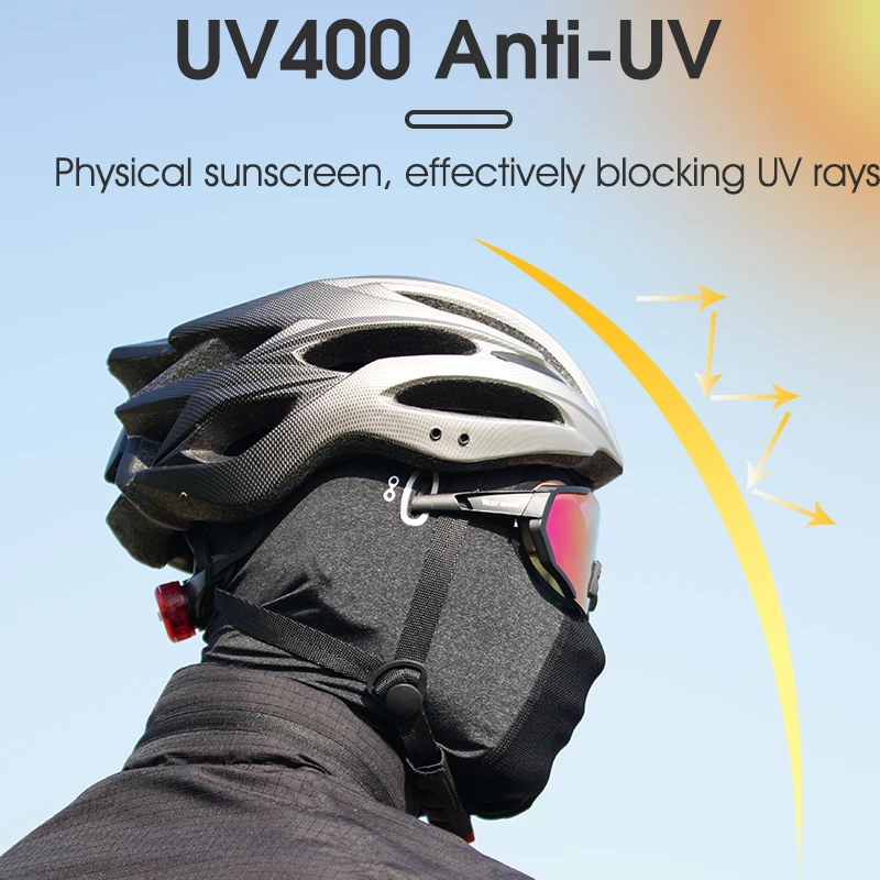 WEST BIKING Summer Bicycle Cap Ice SIlk Anti-UV MTB Bike Hat Hiking Fishing Running Sports Balaclava Breathable Cycling Headwear