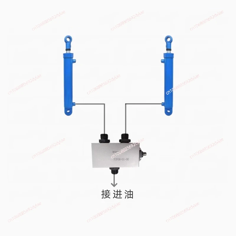 Diverting and collecting valve, two oil cylinders with the same lifting and lowering balance valve FJF06-01-00 balancer