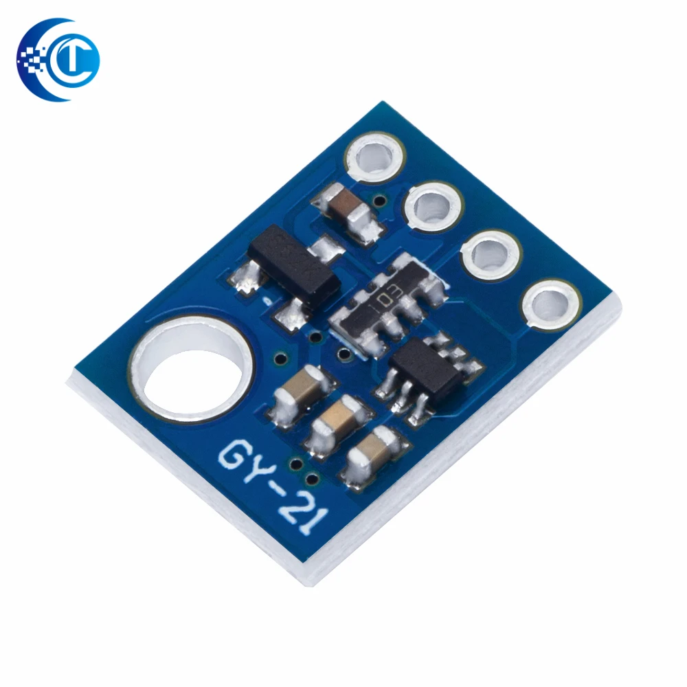 para Arduino Si7021 - Baseado GY - 21 Módulo Sensor de Umidade Industrial - Interface I2C, Baixa Potência CMOS IC