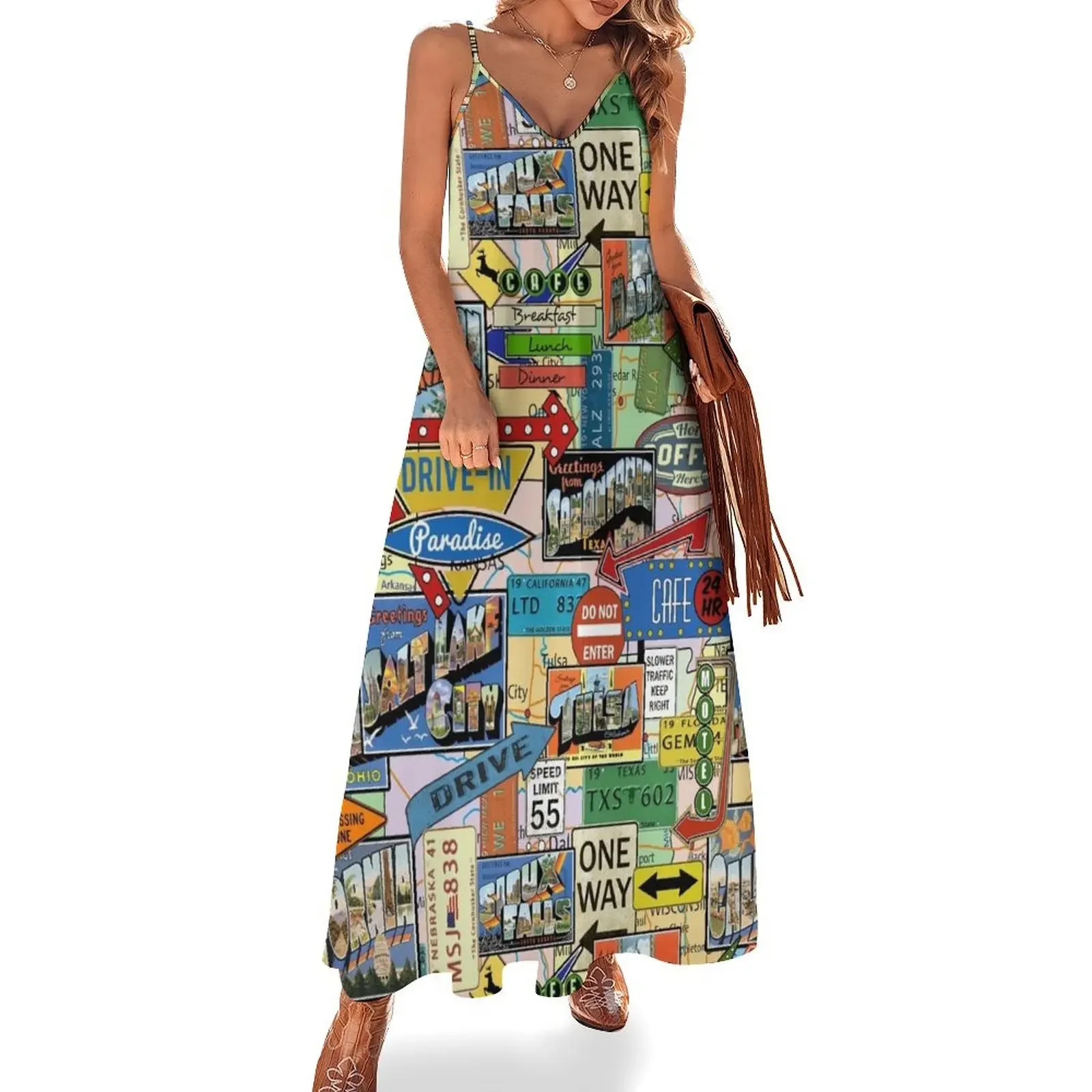 

Coast To Coast-I Sleeveless Dress dresses for woman Woman fashion womens clothing dress summer Dress