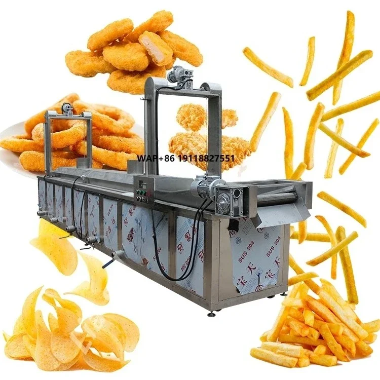 Freidora Industrial para Papas Fritas, Nuggets de Pollo, Empanadas de Carne, Chips de Yuca, Bolas de Carne, Chin Chin