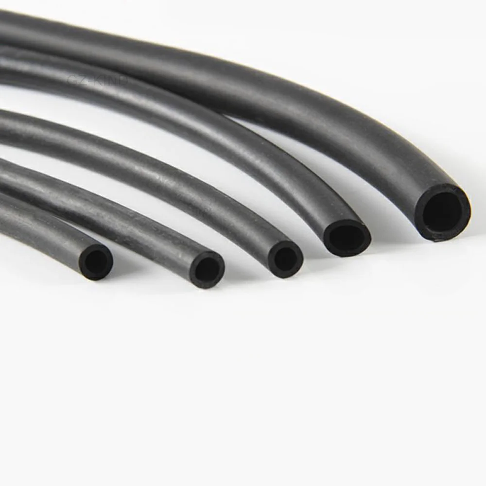 1 meter 2mm-32mm inner diameter fluorine rubber fuel line gasoline diesel flexible hose black Fluororubber hose