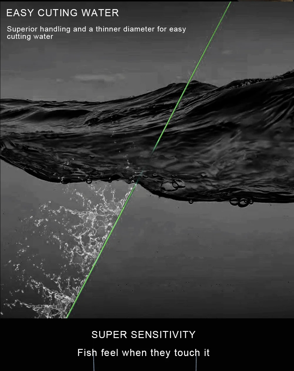 JOF Japan 8X 8-fach geflochtene Angelschnur 300M 500M 1000M Multifilament PE-Schnur für Fliegenfischen, Meeres- und Salzwasserfischen, extrem robust – Detail 5