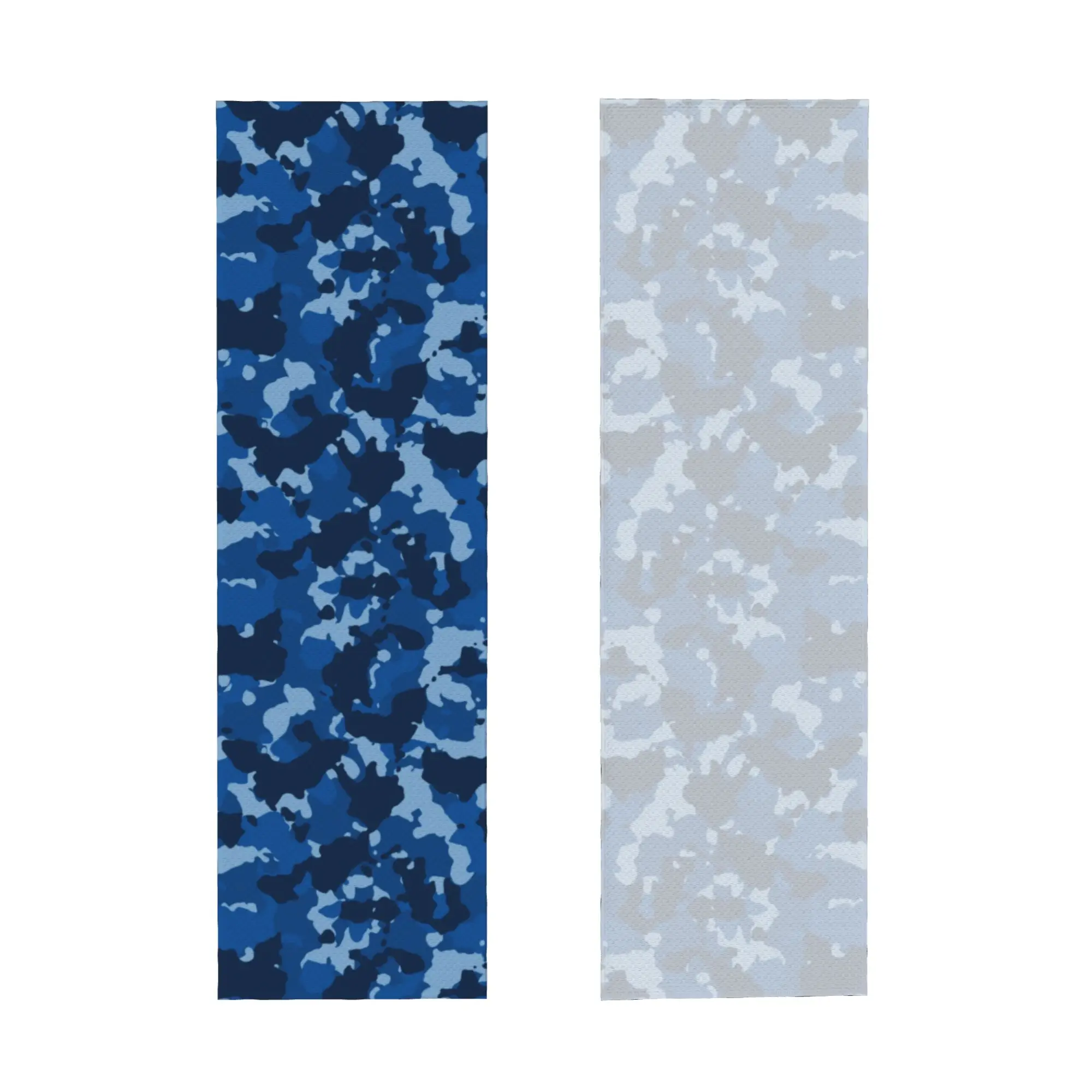 Camouflage Air Force Blue Cold Exercise Towel  Camo Super Soft Breathable Instant Cooling Towel Yor Gym Towels