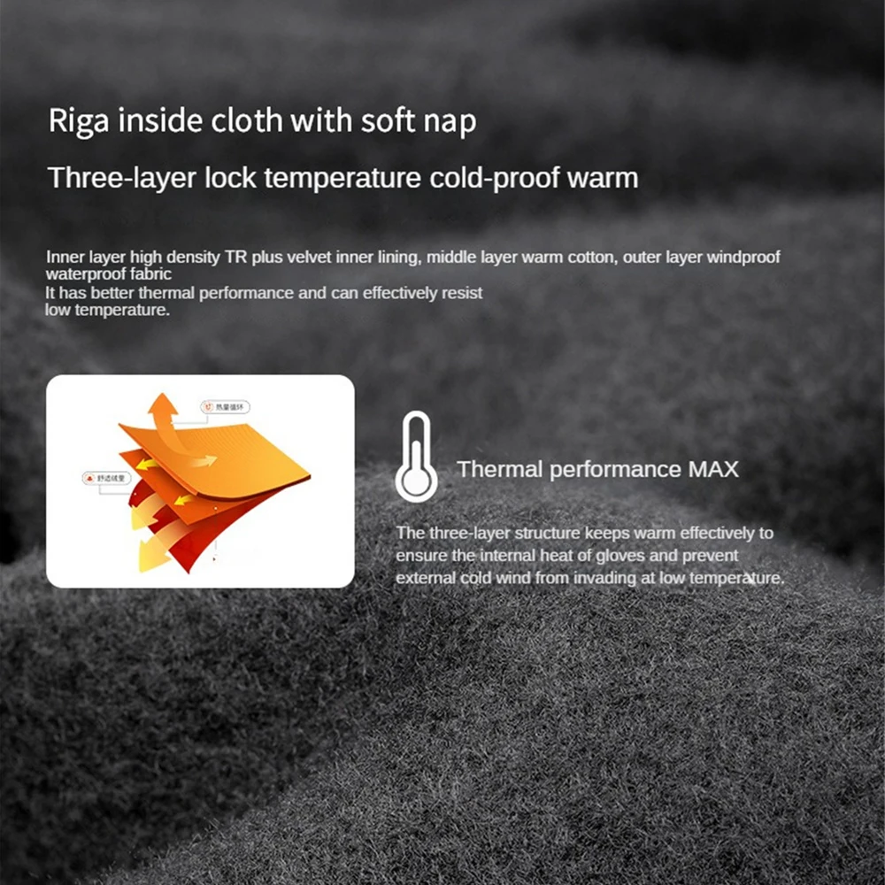 ถุงมือสกีหนากันลมสำหรับฤดูใบไม้ร่วงและฤดูหนาวอุปกรณ์สกีใหม่ถุงมือกลางแจ้งยอดนิยมพร้อมกำมะหยี่1/2ชิ้น