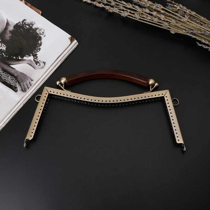 1PC Metal Frame Clasp Lock For Sewing Coin Purse Bag Accessories DIY 20.5cm