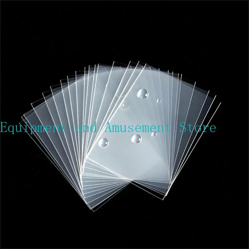Y1uc 50pcs verschillende Clear Penny Card Mouwen voor bord- en ruilkaarten