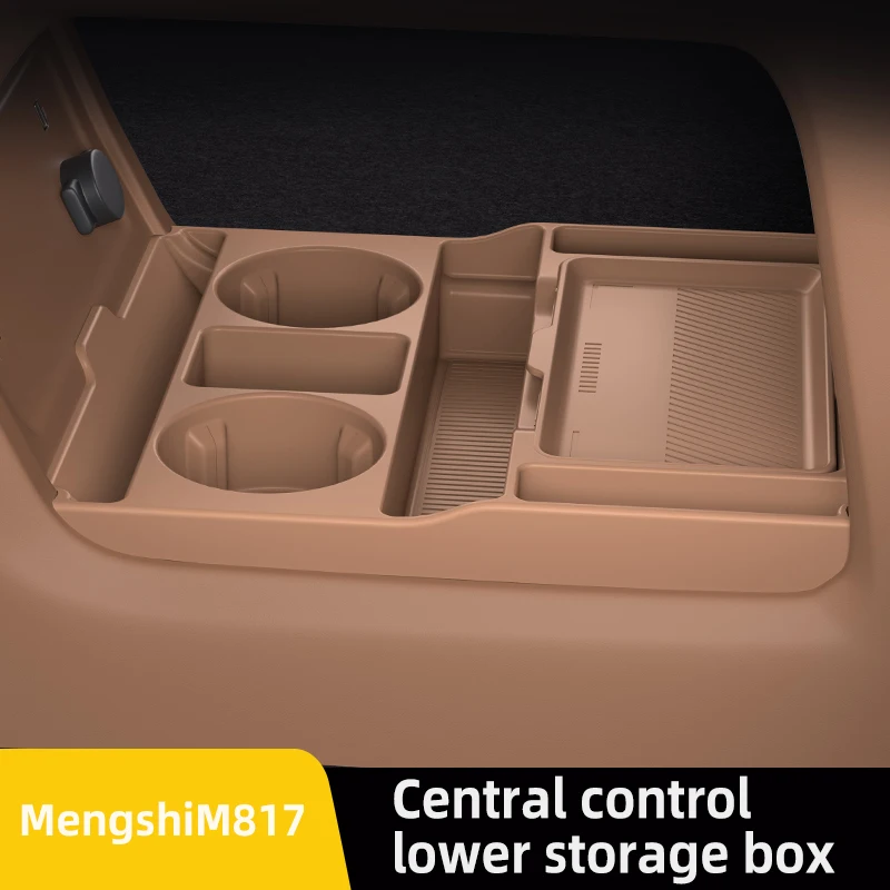 

Для MHERO M817 2025 2026, ящик для хранения, центральный подлокотник, скрытый ящик, держатель для чашки, органайзер, аксессуары для интерьера