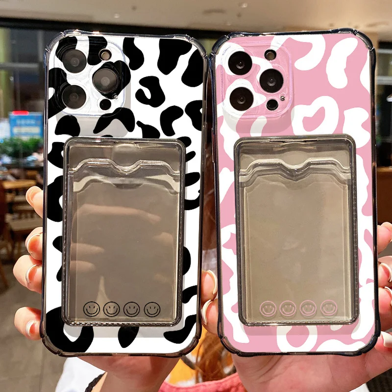 Card Holder Wallet Case For iPhone 15 14 Pro 11 16 13 12 Pro Max XR X XS 7 8 15 Plus SE Photo Pocket Shockproof Silicone Cover