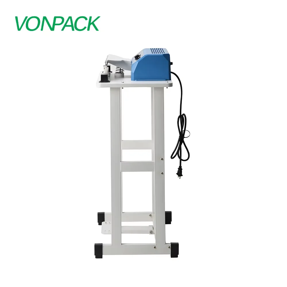 VONPACK SF-600Cフットペダルシーリングマシンヒートシーラー工業用シーラーマシン食品袋フィルム用縦型包装機